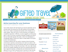 Tablet Screenshot of giftedtravel.com